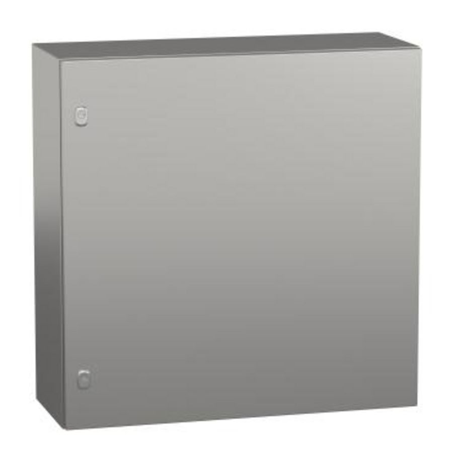 Kast Volle deur 800x800x300mm RVS 304L Scotch Br Spacial S3X