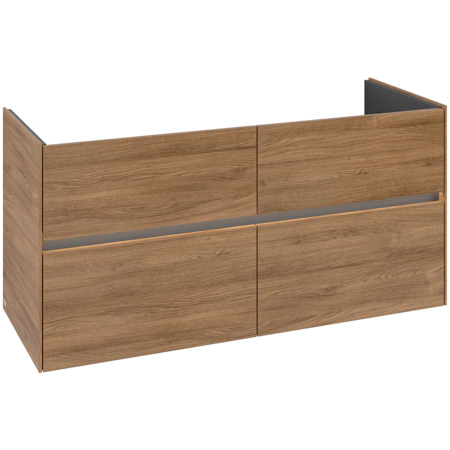 Wastafelonderkast Collaro 1261x610x480mm Oak.Kans C147B0RH