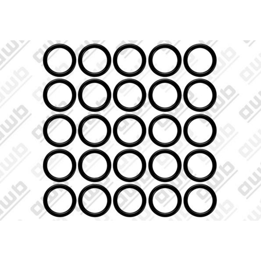 Set a 25st. O-ring bypass D=15x2,7mm