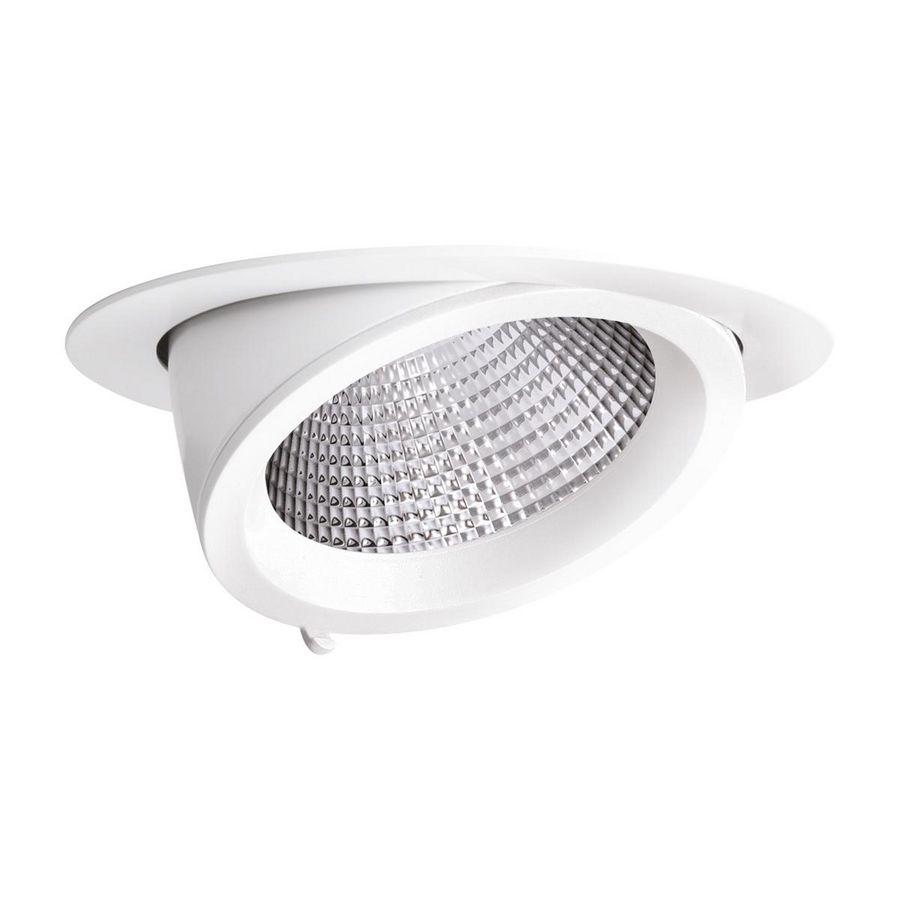 EB+ 435 35 930 C/I DALI WH-RAL9010-LED-Inbouwspots 3000K 30W
