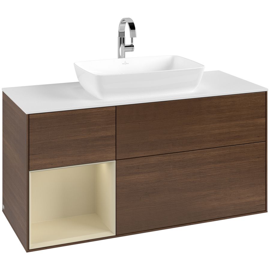 Wastafelonderkast Finion 1200x603x501mm W.Veneer G821HJGN