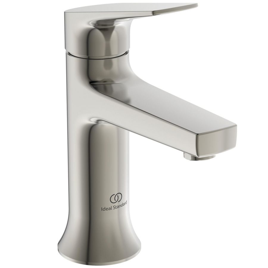 Wastafelmengkraan 52x142x169mm silver storm (rvs-look) 3.8l/m z. waste La Dolce Vita