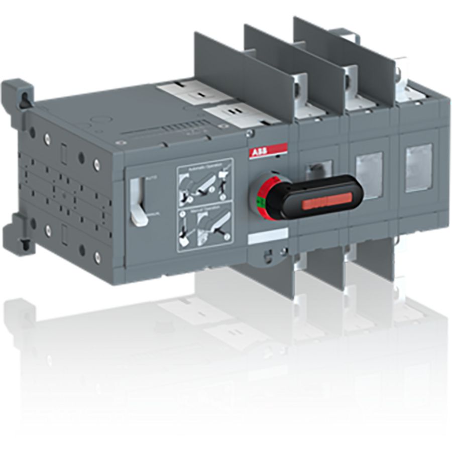 Gemotoriseerde omsch. 160A 3P 24VDC motor brede fase-asfst.