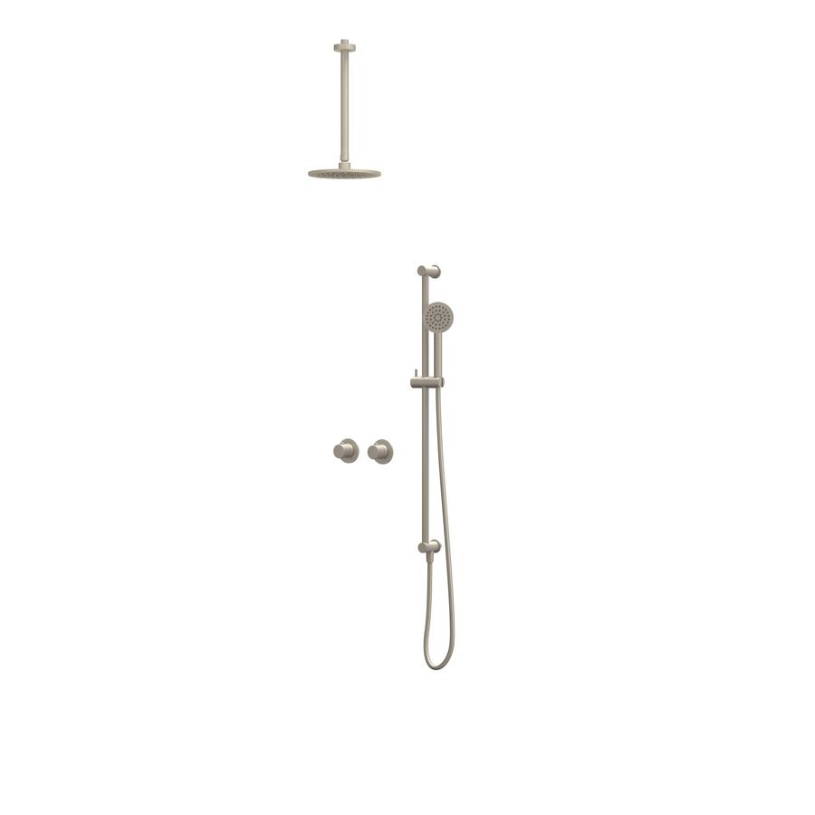 Afbouwdeel regendouche IVY combiset Nexus 3 inbouwthermostaat gebor. nickel CSN3EXGNCDCB excl. inbouwbox