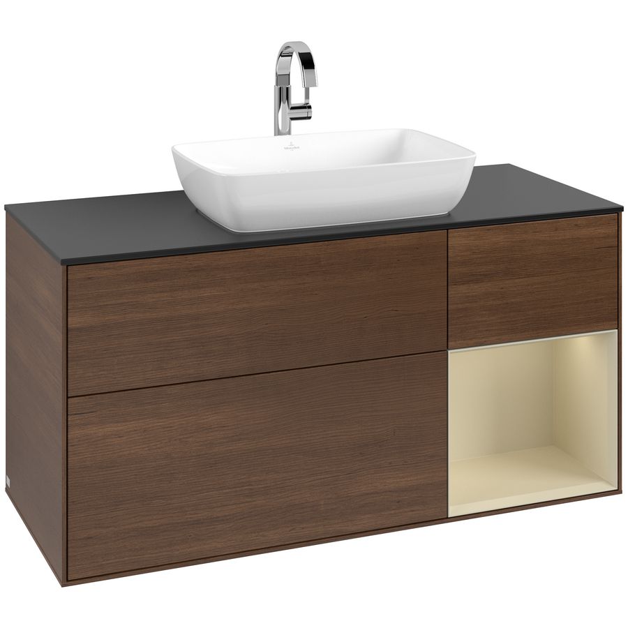 Wastafelonderkast Finion 1200x603x501mm W.Veneer G832HJGN