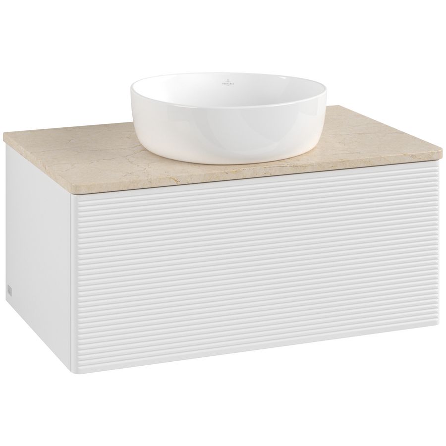 Wastafelonderkast Antao 800x360x500mm G.White.L K30113GF