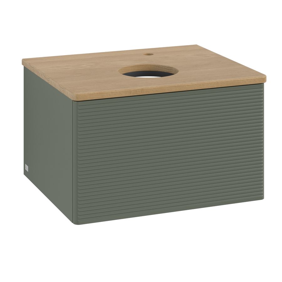Wastafelonderkast Antao 600x360x500mm L.Green Matt Lacquer L29151HL