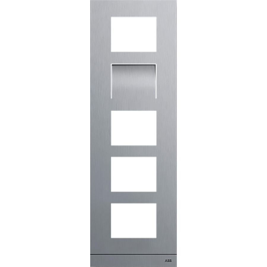 Welcome IP kader video buitenpost 5 modules mt 1/5 edelstaal