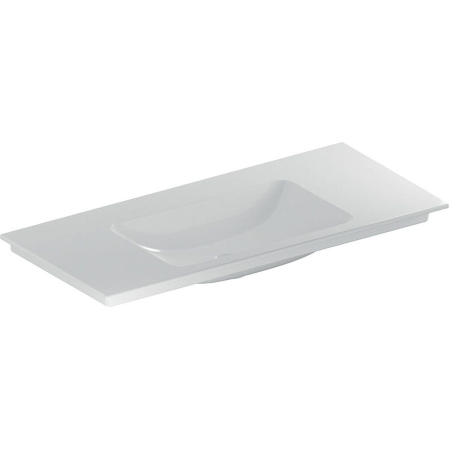 Meubelwastafel afleg L/R 105x48cm zonder kraangat wit Keratect ONE