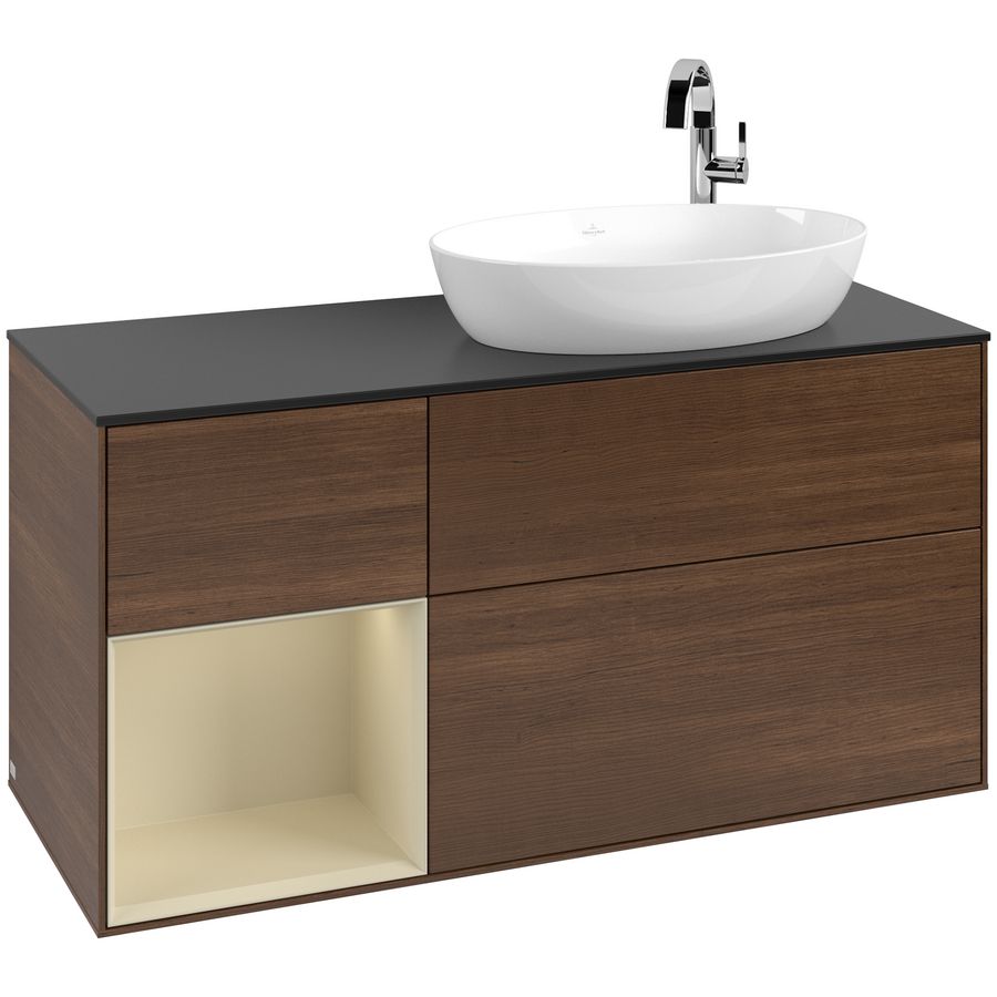 Wastafelonderkast Finion 1200x603x501mm W.Veneer G922HJGN