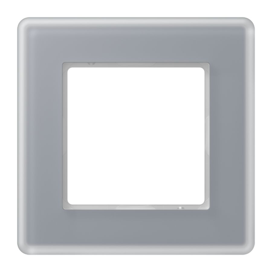 Afdekraam A-viva kristalgrijs 1-voudig