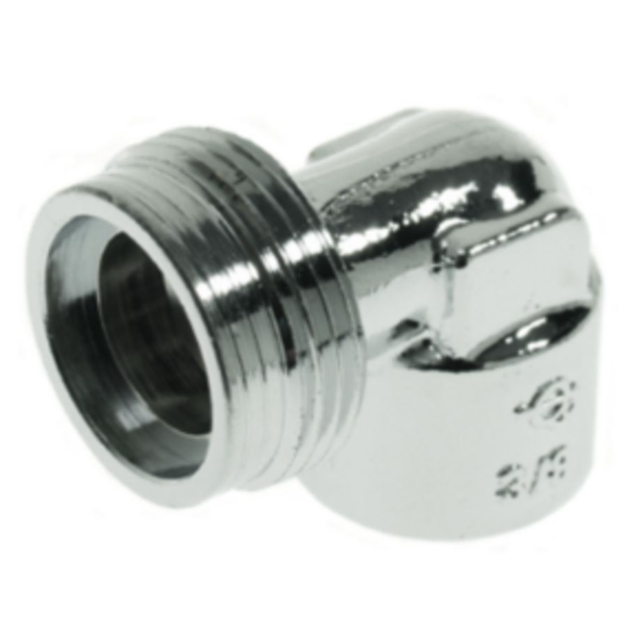 Haakse comfooraansluiting met keur binnendraad 1/2" x M24