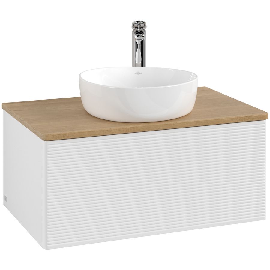 Wastafelonderkast Antao 800x360x500mm G.White.L K30151GF