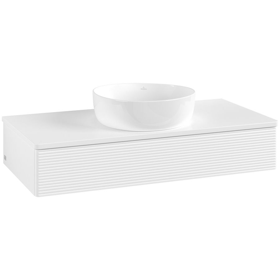 Wastafelonderkast Antao 1000x190x500mm White Matt Lacquer L09110MT