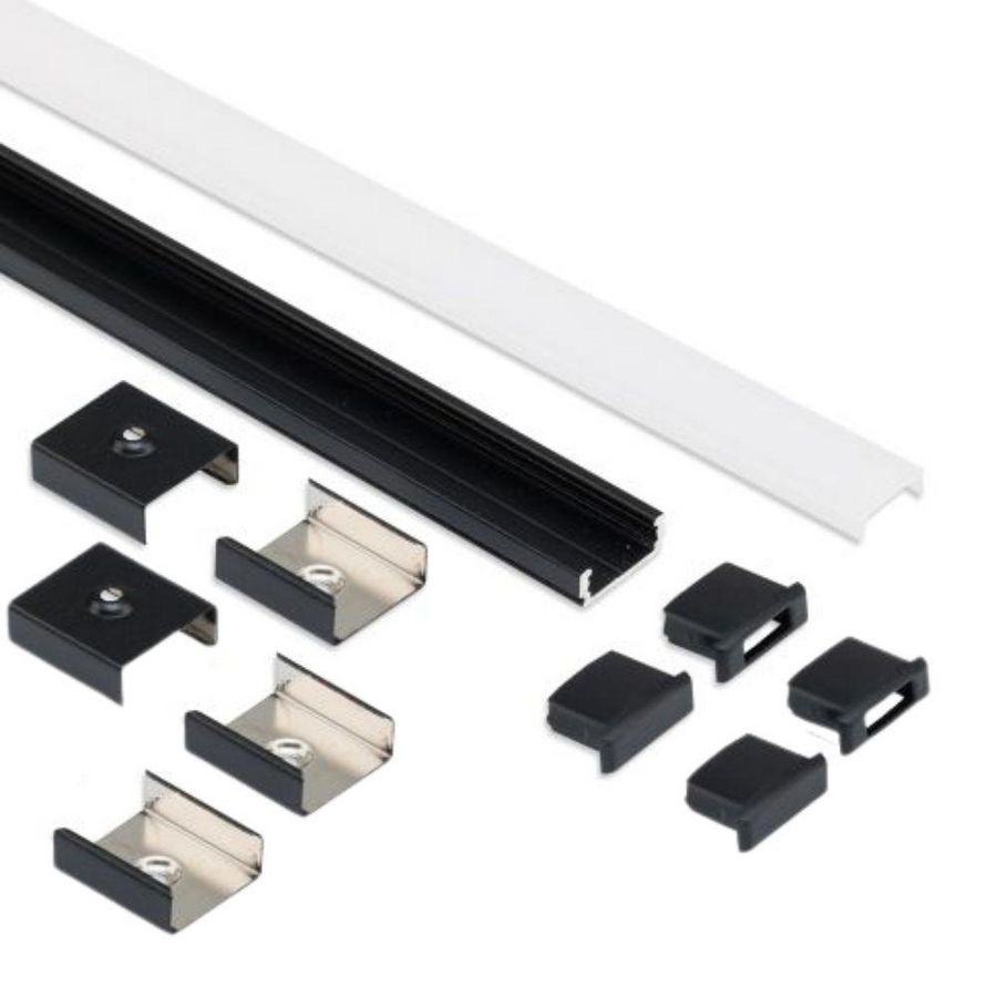 PL1 | installatieset zwart | incl. C1 en accessories