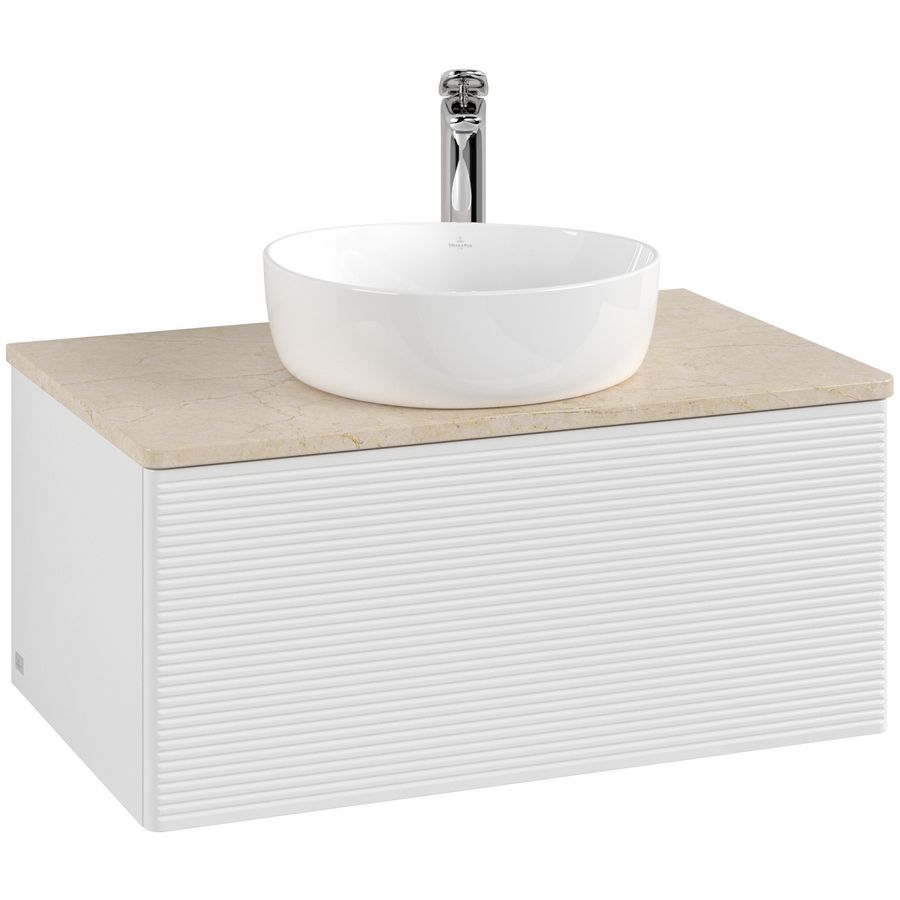 Wastafelonderkast Antao 800x360x500mm G.White.L K30153GF