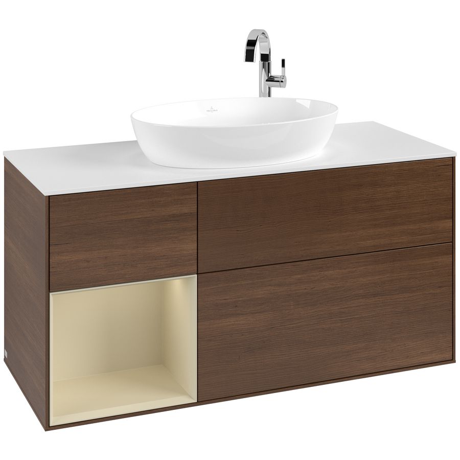 Wastafelonderkast Finion 1200x603x501mm W.Veneer G941HJGN