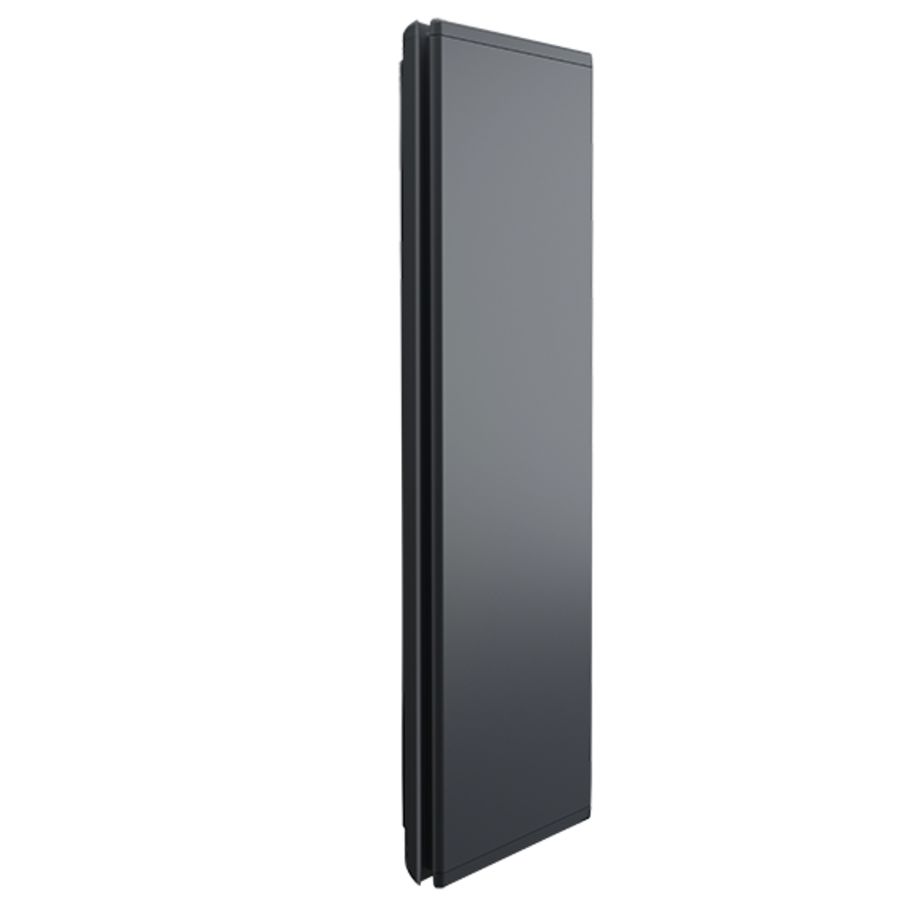 Elektr. verticale paneelradiator E-Comfort ICON 1500x450mm 1500W RAL7024 structuur grijs