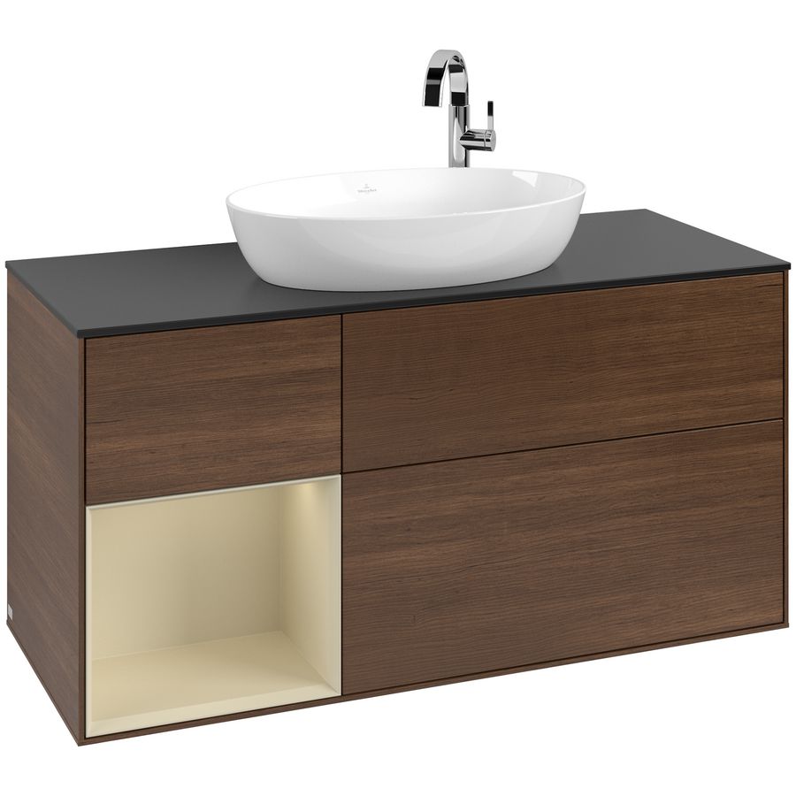 Wastafelonderkast Finion 1200x603x501mm W.Veneer G942HJGN