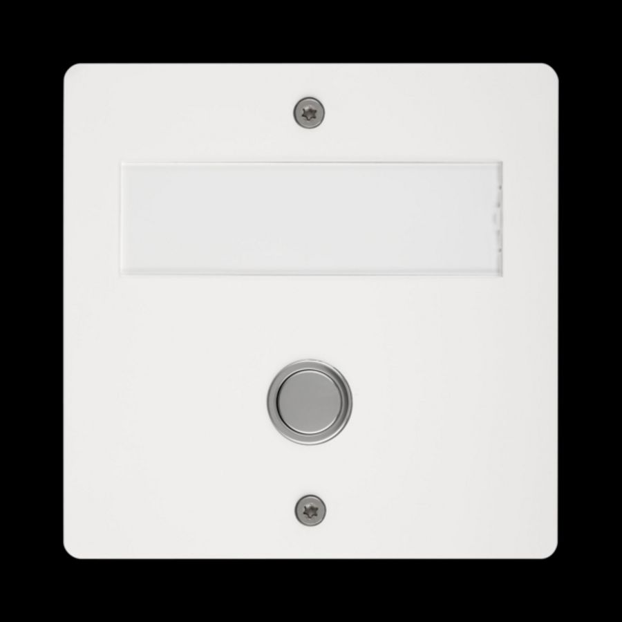 Draadloze etageplaat inbouw wit