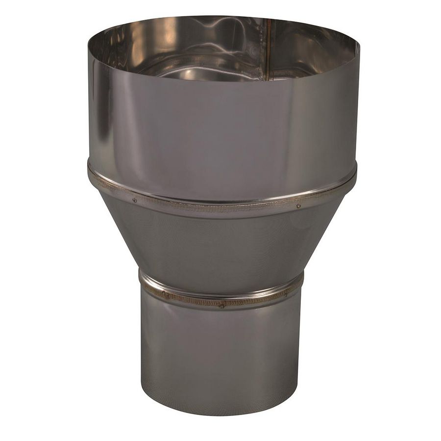 EW RVS verloopstuk 79mm uitw. - 125mm
