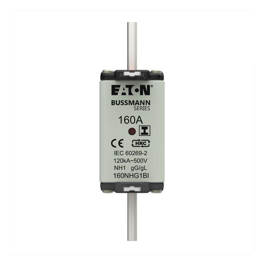 Zekering laagsp. 160A AC 500V NH1 gL/gG dubbele meld VVE=3