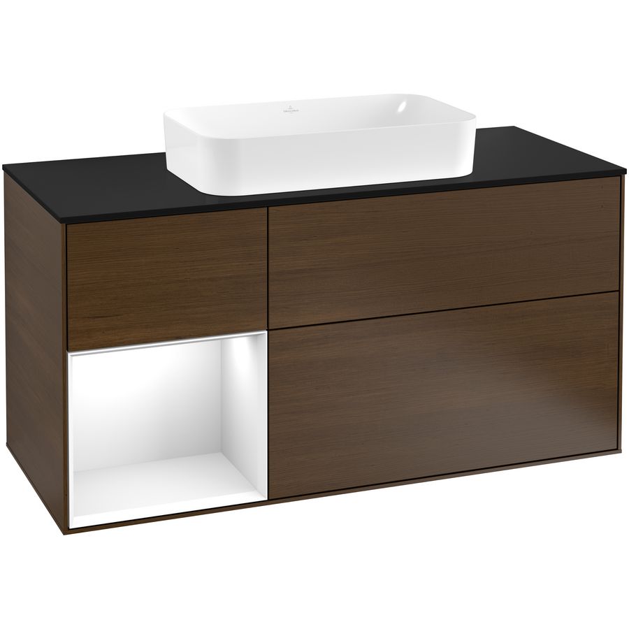 Wastafelonderkast Finion 1200x603x501mm W.Veneer G292GFGN
