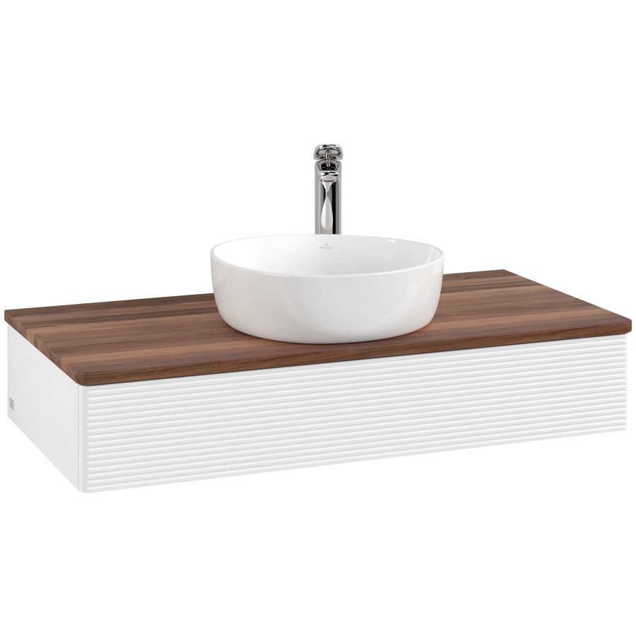 Wastafelonderkast Antao 1000x190x500mm White Matt Lacquer L09152MT