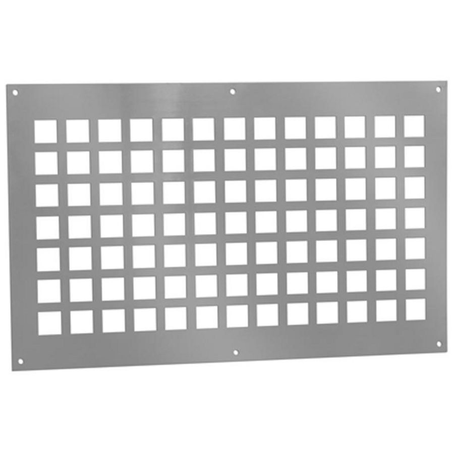 ALU ventilatieplaat 400x250mm