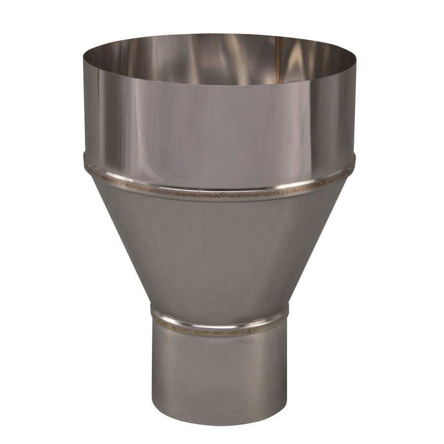 EW RVS verloopstuk 79mm uitw. - 150mm
