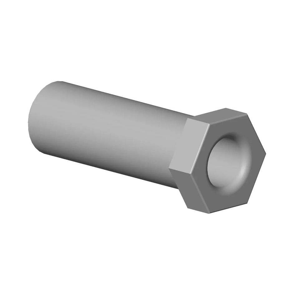 Nippel ruw vernikkeld 092403204-07