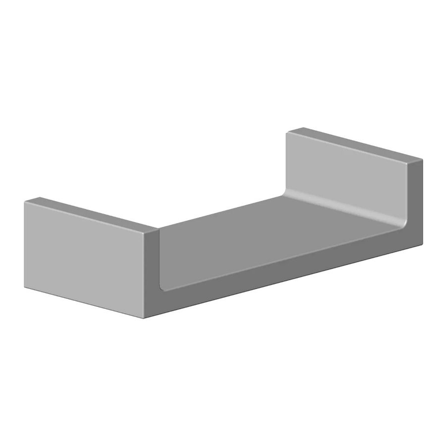 Uitloop 181x41x78mm Dark Chrome