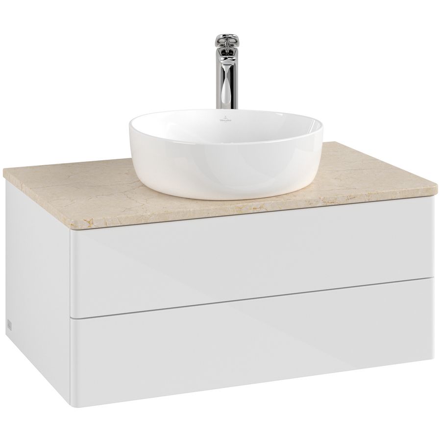 Wastafelonderkast Antao 800x360x500mm G.White.L L19053GF