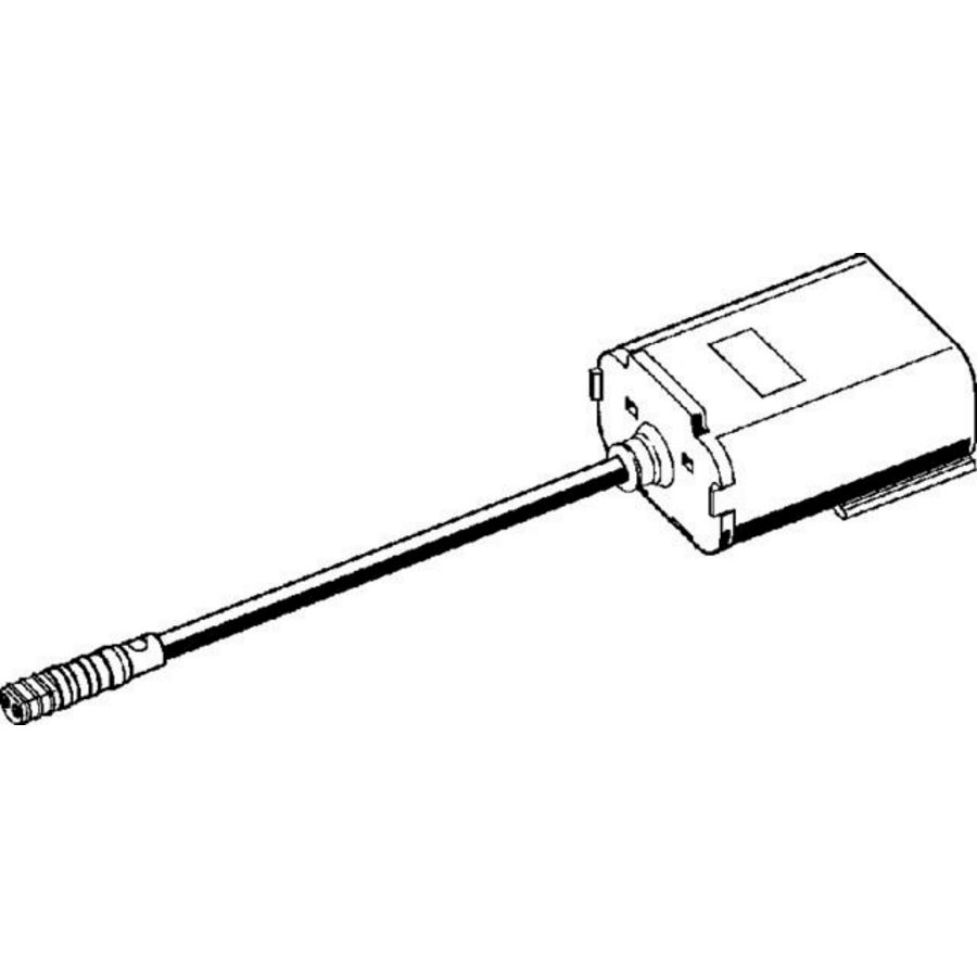 Batterijhouder-kunststof/zwart 858033-786588