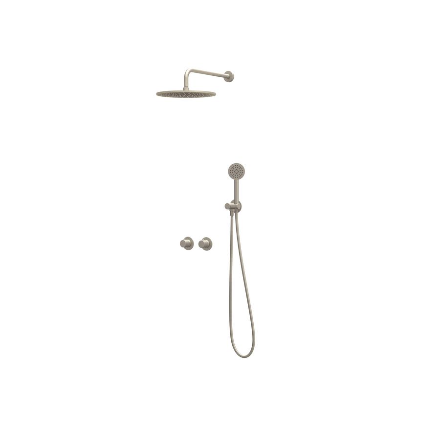 Afbouwdeel regendouche IVY combiset Nexus 3 inbouwthermostaat gebor. nickel CSN3EXGNCFAC excl. inbouwbox