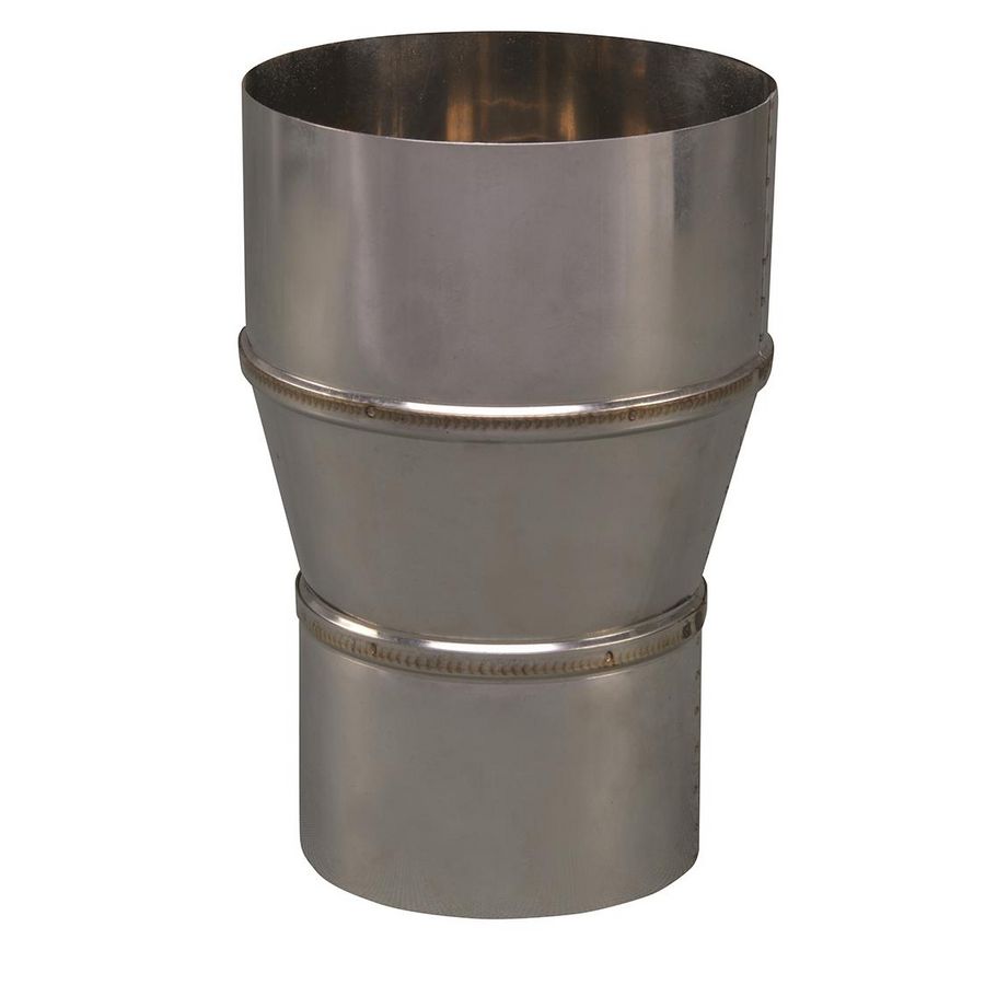 EW RVS verloopstuk 89mm uitw. - 100mm