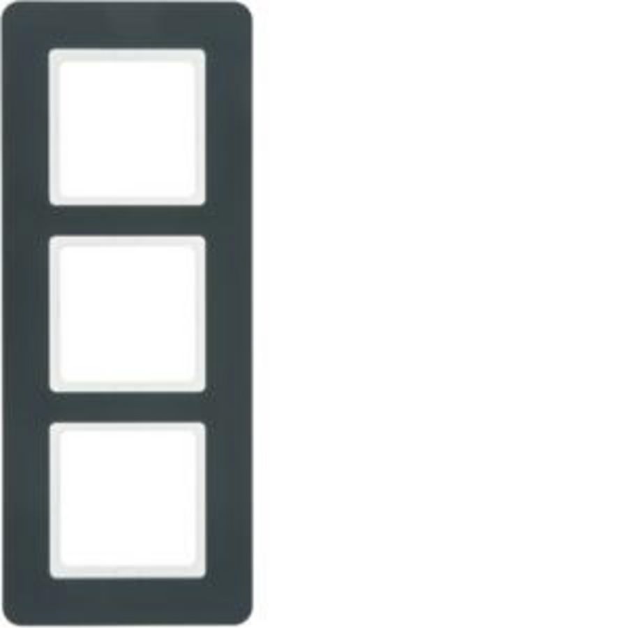 Afdekraam 3-voudig berker Q.7 antraciet soft-finish