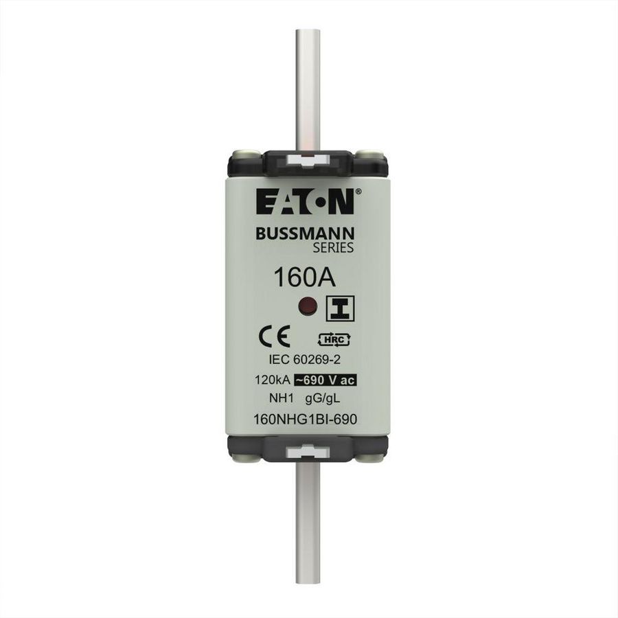 Zekering laagsp. 160A AC 690V NH1 gL/gG dubbele meld VVE=3
