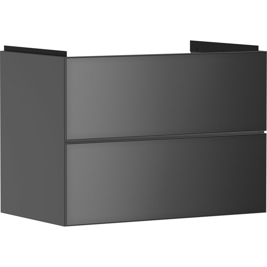 Onderkast Slate Matt Grey / front metallic slate grey 780x475mm 2x la tbv wastafel Xevolos E 54180770