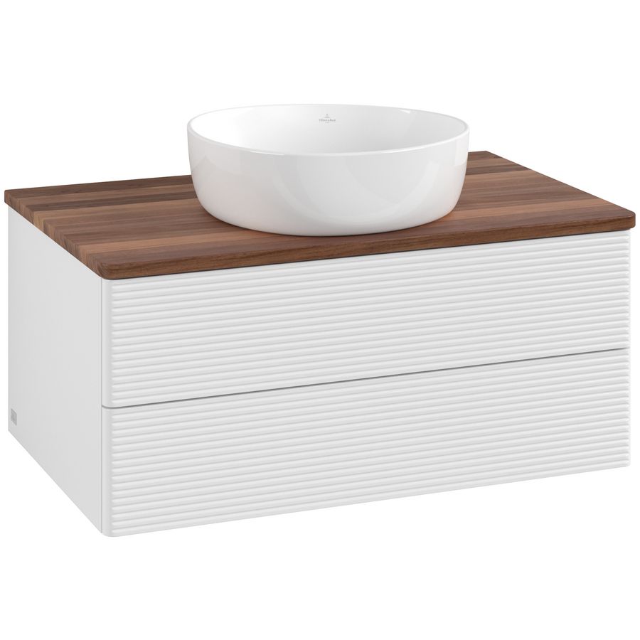 Wastafelonderkast Antao 800x360x500mm G.White.L L19112GF