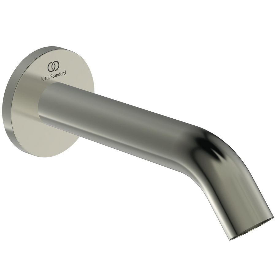 Joy wanduitloop 16cm silver storm (rvs look)