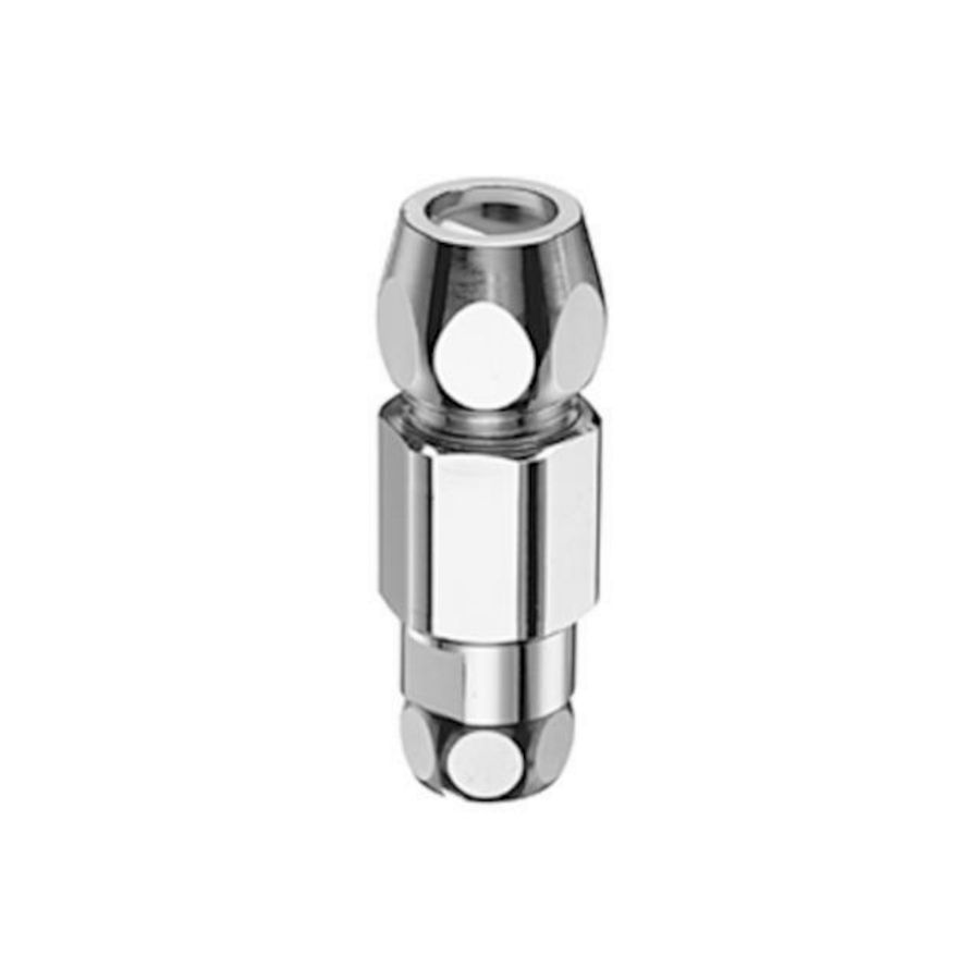 Enkelvoudige terugslagklep3/8" chroom voor hoekstopkranen
