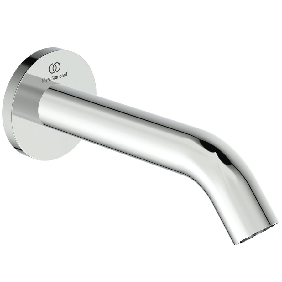 Joy wanduitloop 16cm chroom