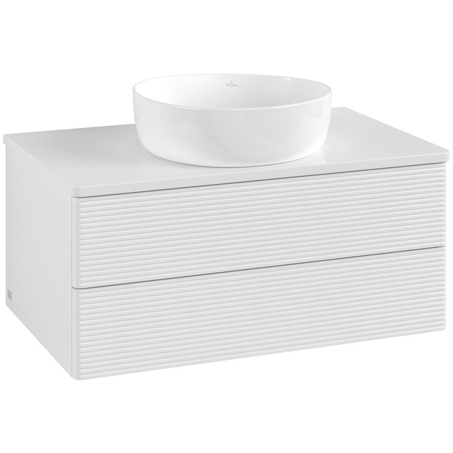 Wastafelonderkast Antao 800x360x500mm G.White.L L19150GF