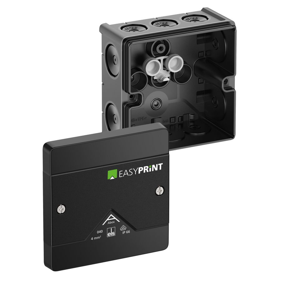 Abox 040-L/sw EasyPrint Aftakdoos VVE=20