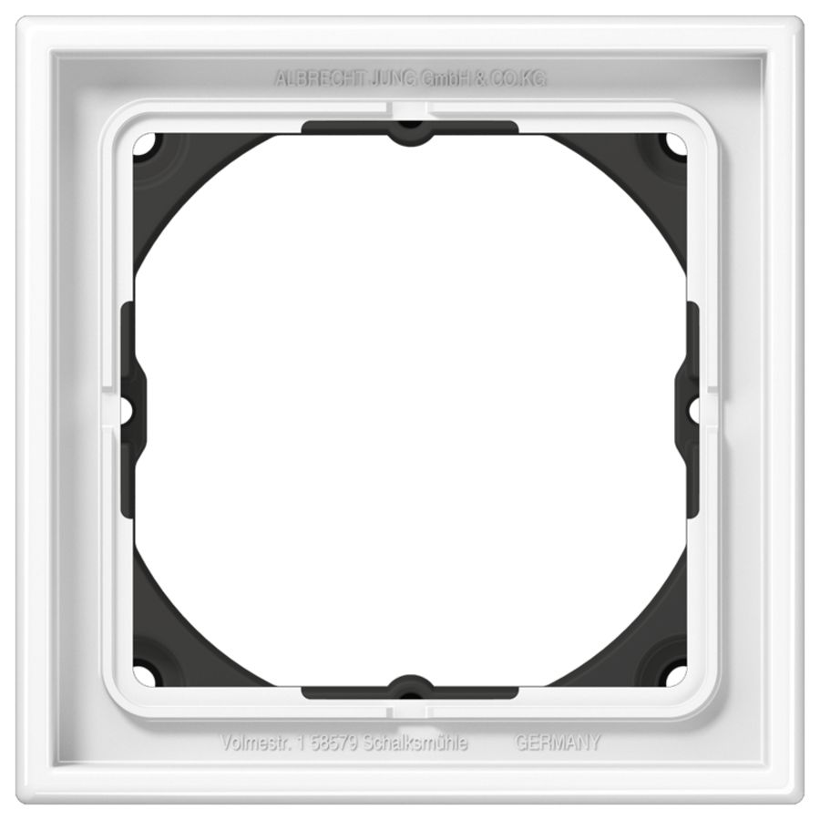 Afdekraam 28mm LS 1v alpinwit sl.v.