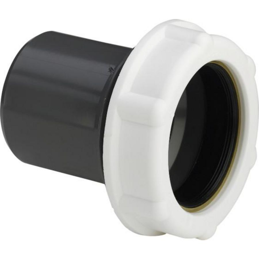 Schroefkoppeling 32x32 kunststof/grijs