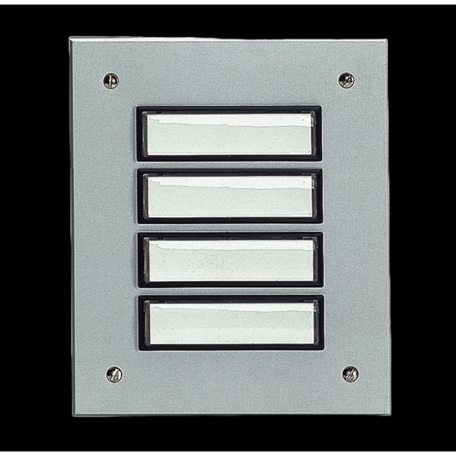 Etageplaat Aluminium inbouw 4-voudig weersbestendig