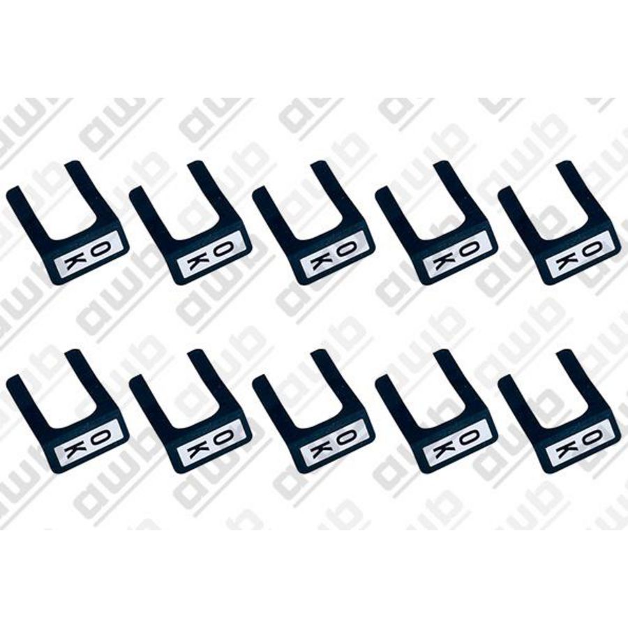 Set a 10st. Clip driewegklep motor