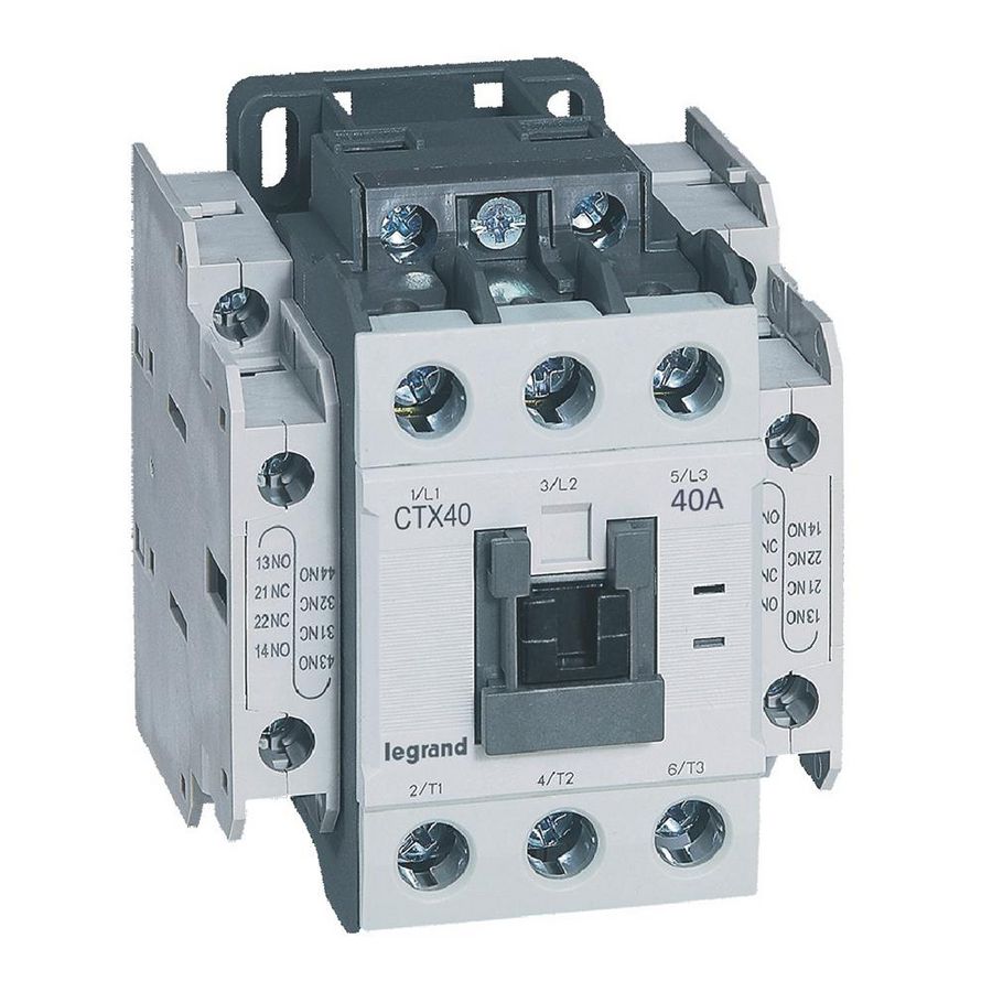 Magneetschakelaar CTX3 40 3-polig 40A 24V DC